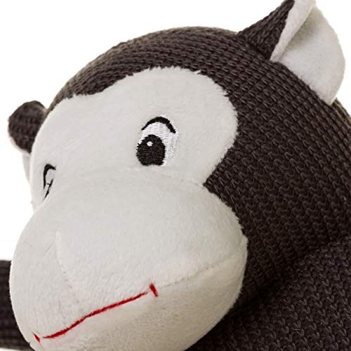 Juego de 2 sujetapuertas Mono de Tela/Arena de 70 cm