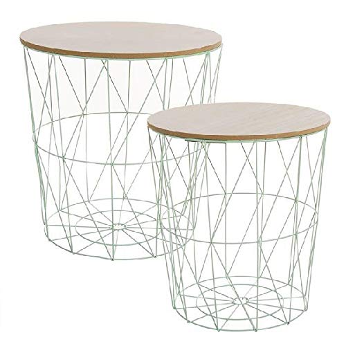 Juego De 2 Tapa Cubre mesas Decorativas Muebles Pegatinas Decoración del hogar Unisex Adulto, Color, única
