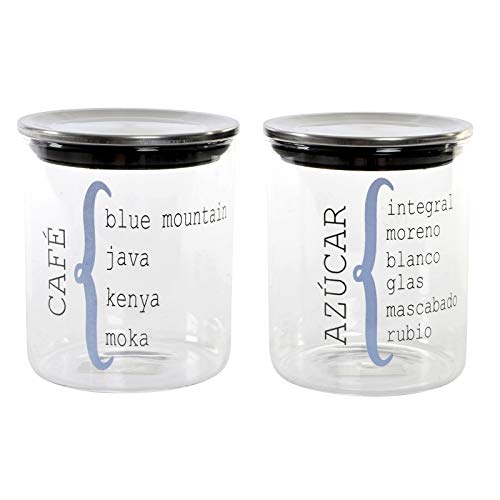 REGALA FELIZ 2 Unidades Bote Cristal Metal 10X10X12,5 700 ML.