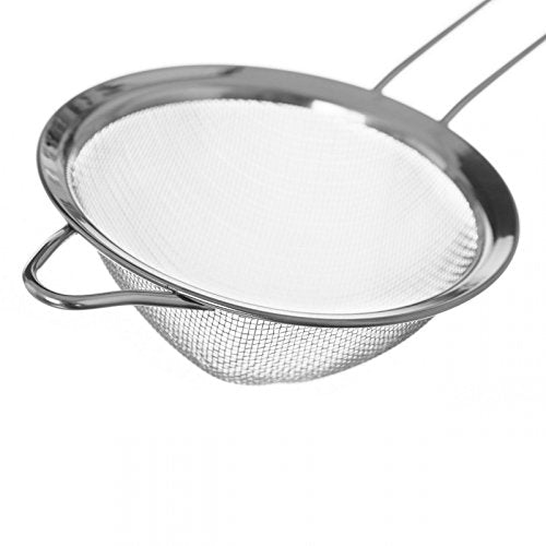 Colador Acero Inoxidable 10 x 4,50 x 25 cm Peso: 50 Gramos.