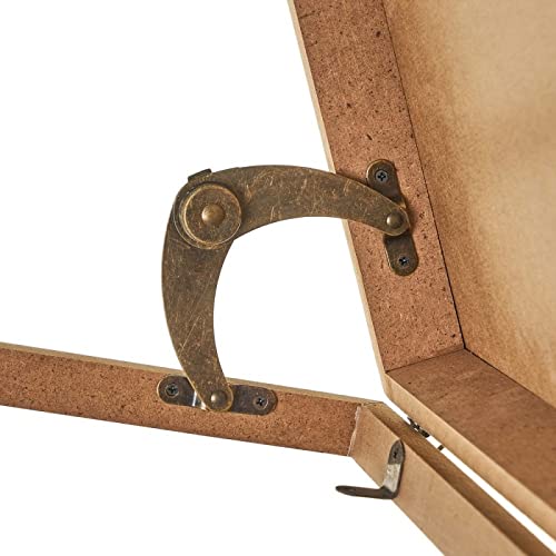 Cuadro cubrecontador Mapa de Madera MDF Gris de 46x6x31 cm Tapa de Contador para Cuadro de luz