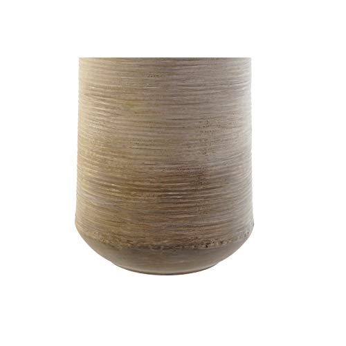 Jarrón Metal Beige para decoración 49 cm