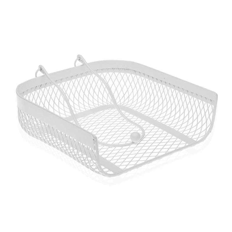 Servilletero Metal Blanco para Cocina Fantasy