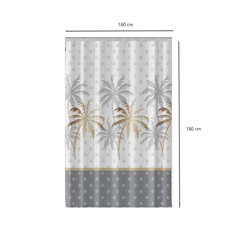 Cortina de baño poliéster Cortina de Ducha Impermeable para Cuarto de baño 180x180 cm