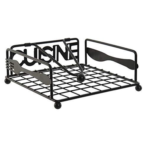 Servilletero Metal Negro cusine para Cocina