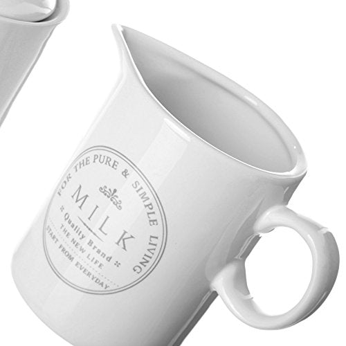 Set azucarero con cucharilla y jarrita blanco