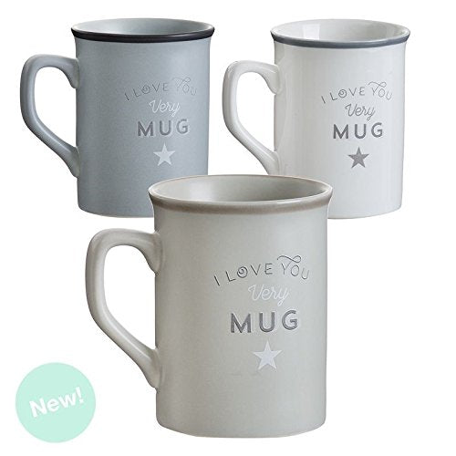 Set 3 Tazas Ceramica Bistro