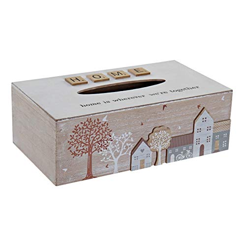 Caja para pañuelos de Madera Home Casas