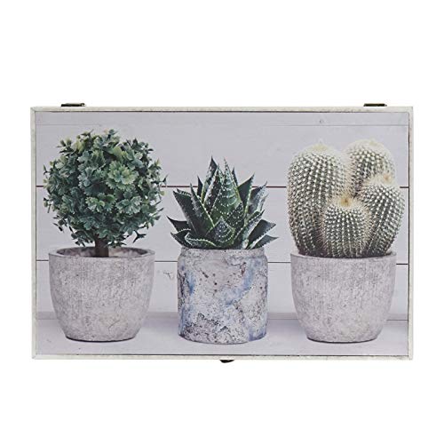 Tapa Contador de luz Cubre Cuadros electricos macetas Lienzo Madera 46x31x6 cm (A)