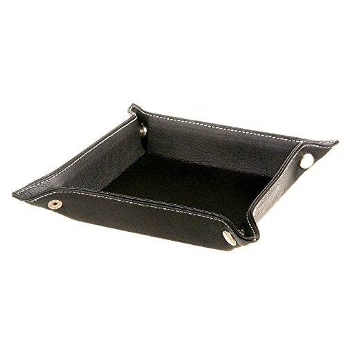 Vacia Bolsillos Polipiel de Color Negro Grande.