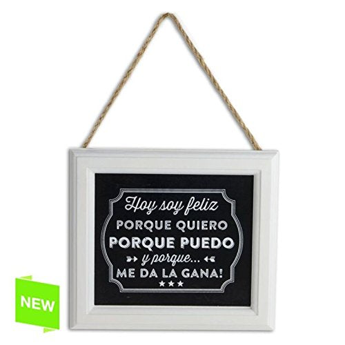 PLACA MENSAJE HAPPY M