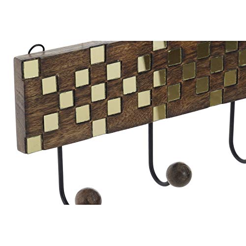 Perchero Pared Mango Cristal 3 Colgador