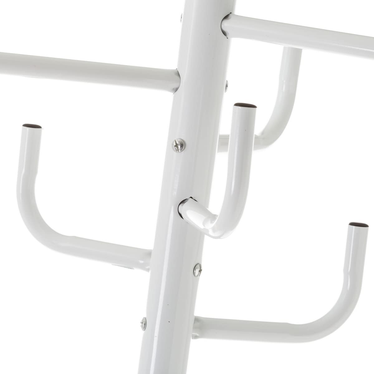 Perchero Moderno Blanco de Metal de 183x40x40 cm
