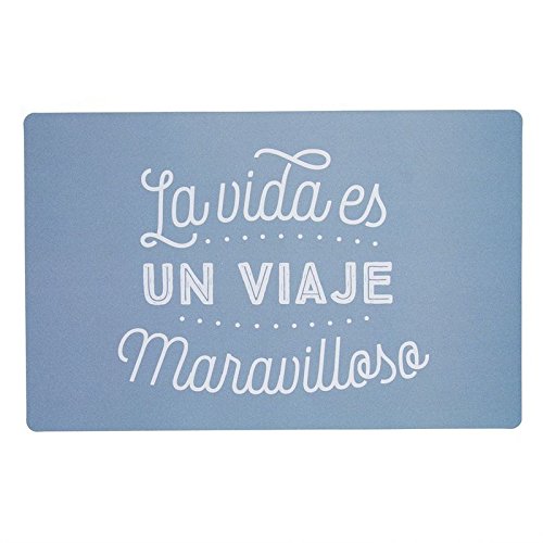 Juego de 12 Individuales de Mesa con Frases Positiva