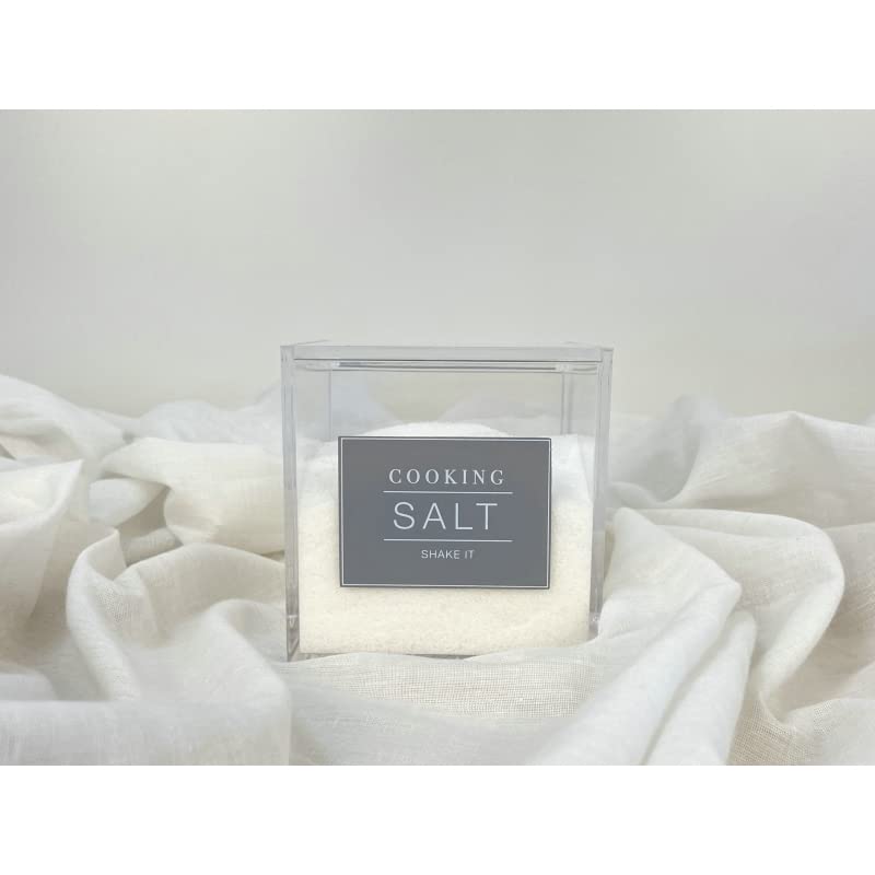 Azucarero y salero doble con cuchara ACRILICO