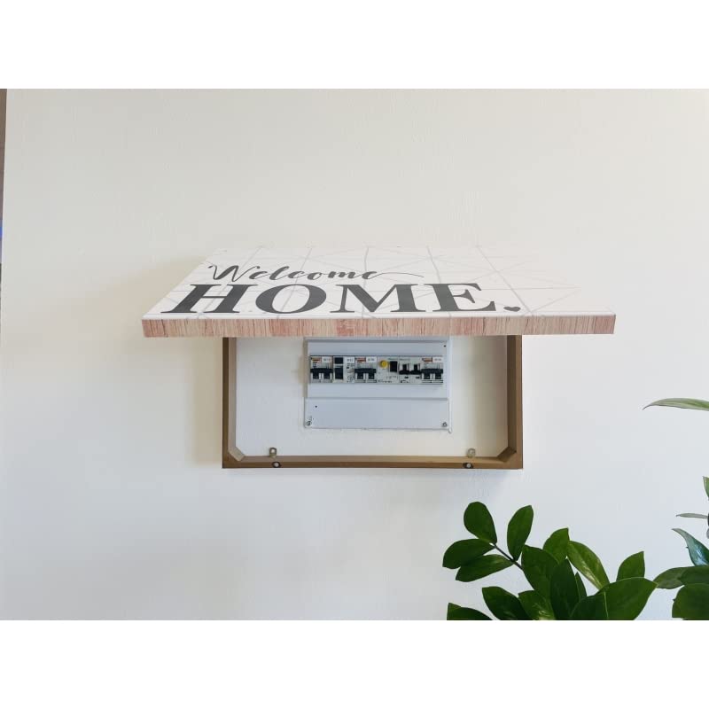 Tapa Contador de luz Cubre Cuadros electricos Buda Lienzo Canvas Madera