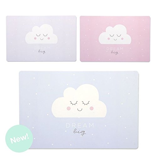 Pack de 12 Individuales de Mesa Infantil Nubes