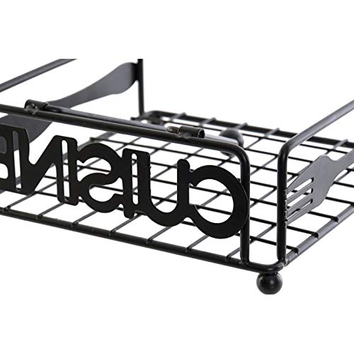 Servilletero Metal Negro cusine para Cocina