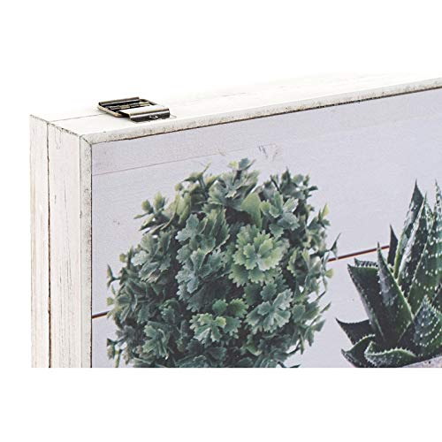 Tapa Contador de luz Cubre Cuadros electricos macetas Lienzo Madera 46x31x6 cm (A)