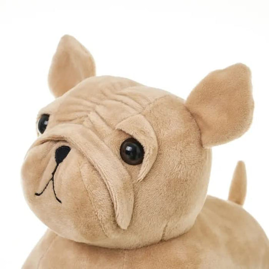 Sujetapuertas Tope Puerta Peluche Bulldog 28x23x14 cm