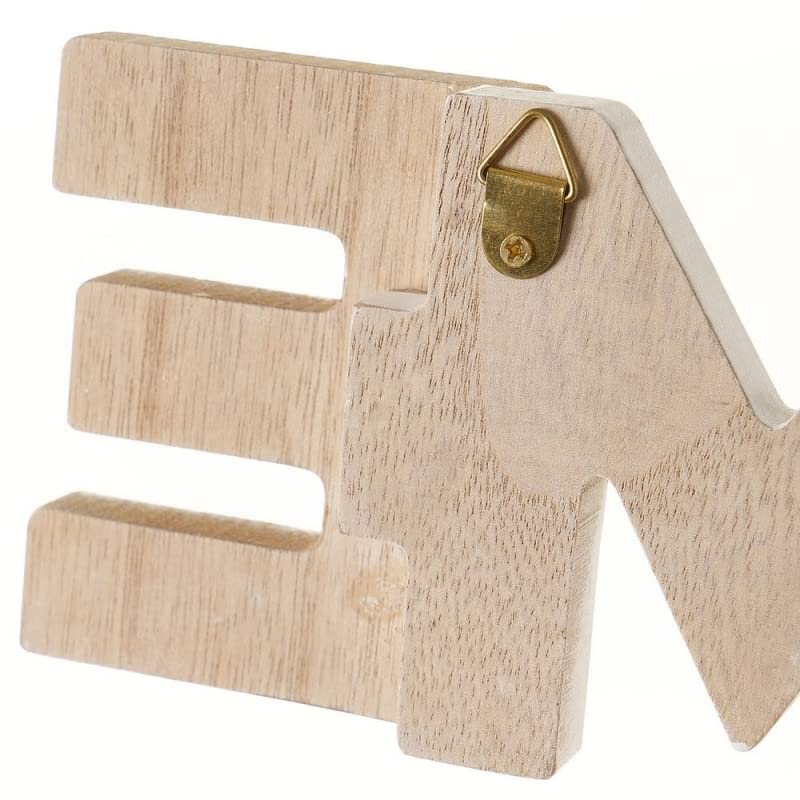 Letras decoración Cartel con Colgadores Sweet Madera