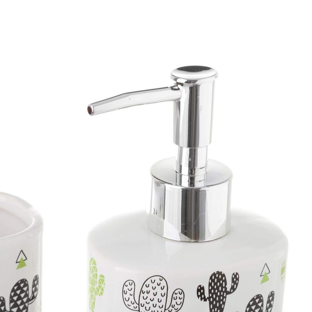 Verde y Blanco, Dispensador 8x6x16 cm 200 CC, 2 Unidades