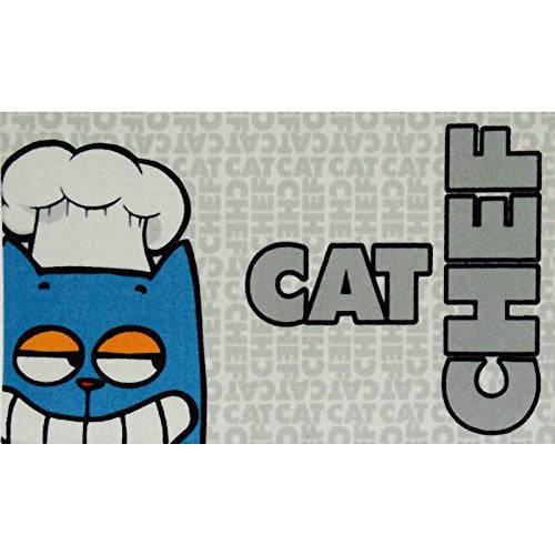 Alfombra Cocina-Chef Cat, Vinilo y Nylon, 45 x 75 cm