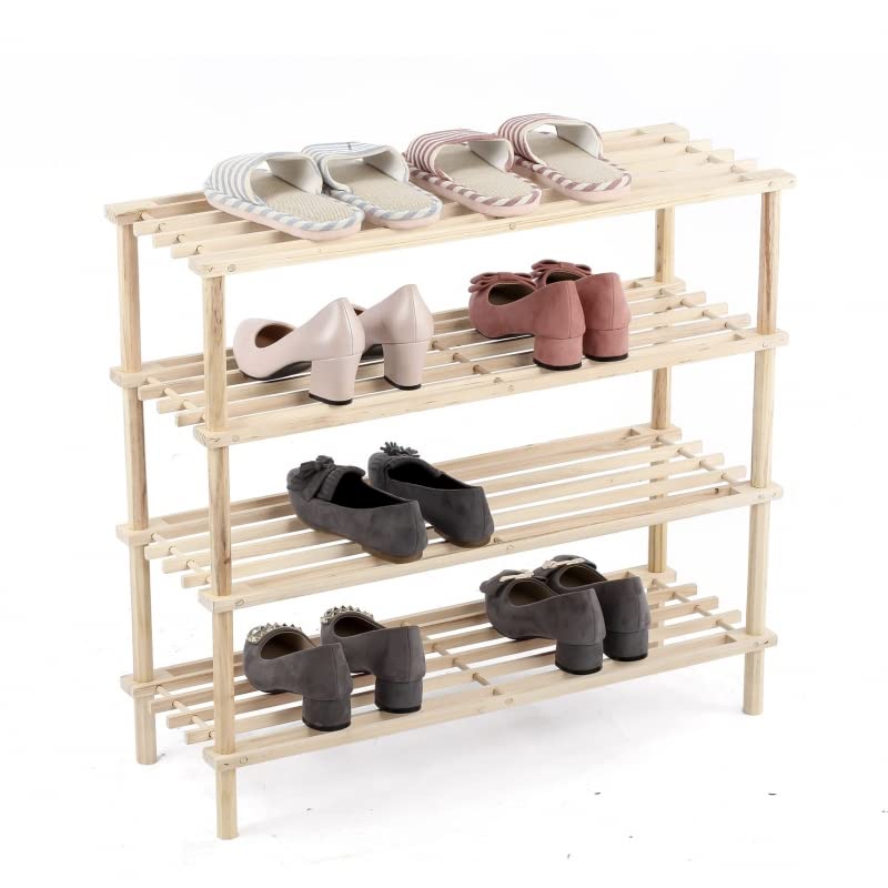 Zapatero Organizador de Zapatos de Madera Estante Muebles Zapatero Entrada Zapatero