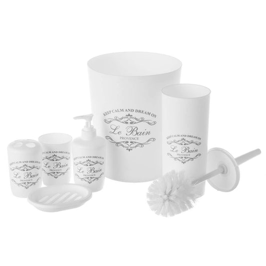 Set BAÑO 6PZS Blanco