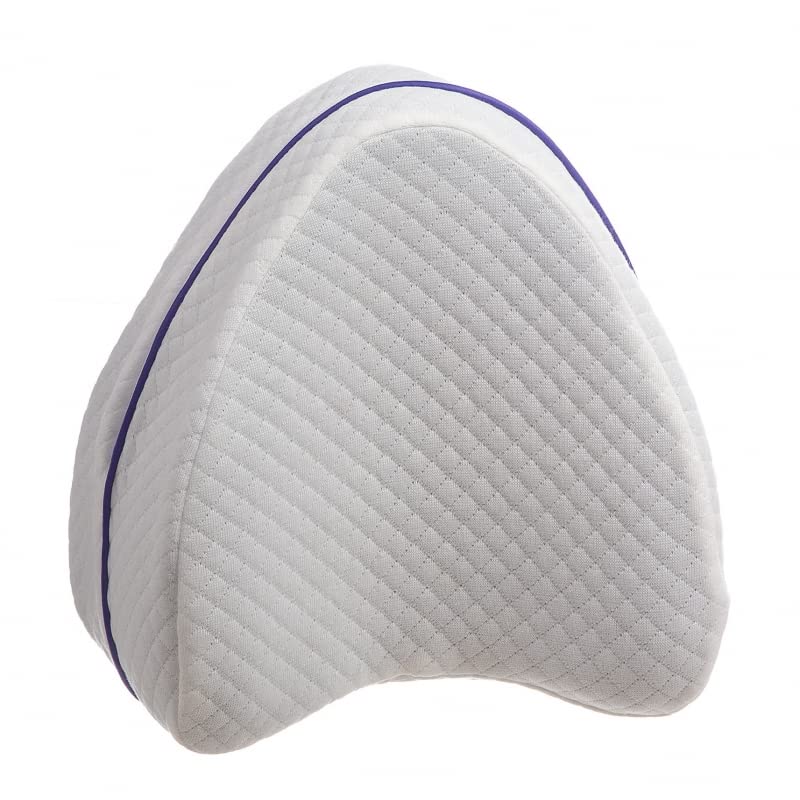 Almohada para Piernas, Almohada Ortopédica para Pierna y Rodilla, Almohada de Espuma viscoelástica para Dormir de Lado