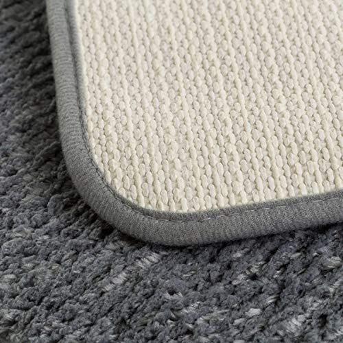 Set 2 Alfombra baño Microfibra 40x60 cm