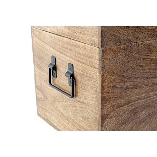 Juego de 2 Caja de Madera Mango Mandala 40x25x26