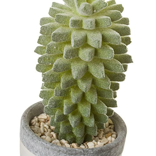 Pack 3 Cactus Artificial en Maceta Porcelana