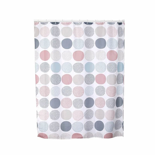 Cortina Multicolor de Poliéster para Cuarto de Baño de 180 x 200 cm