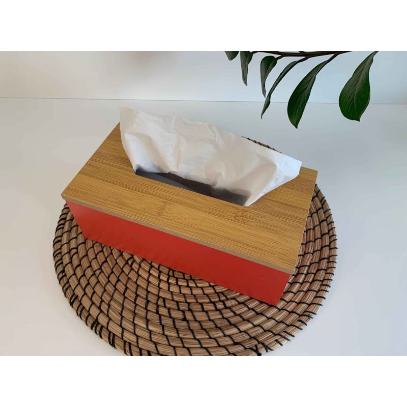 Caja Pañuelos Papel Rectangular para Multifunción la Oficina o casa baño