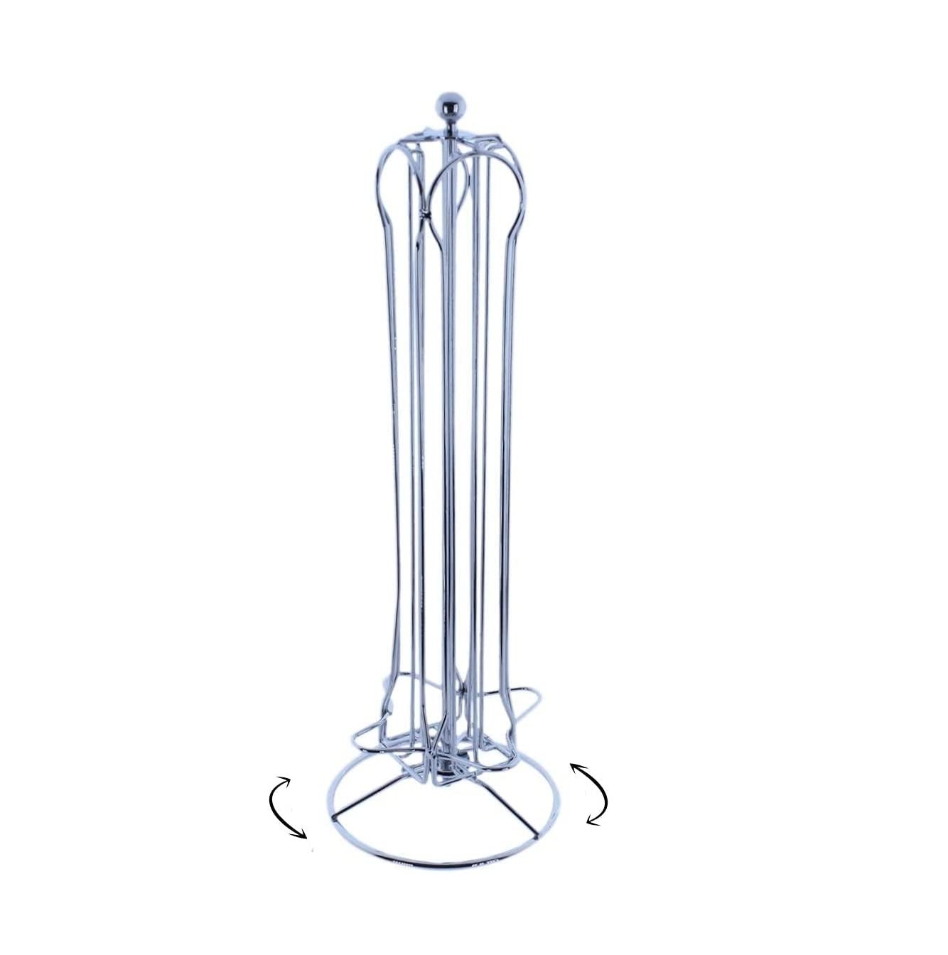 Soportes Cápsulas de Café Nespresso, Contener 40 Piezas Café 360 Grados Giratorio Cápsulas, Elegante con Acero Inoxidable