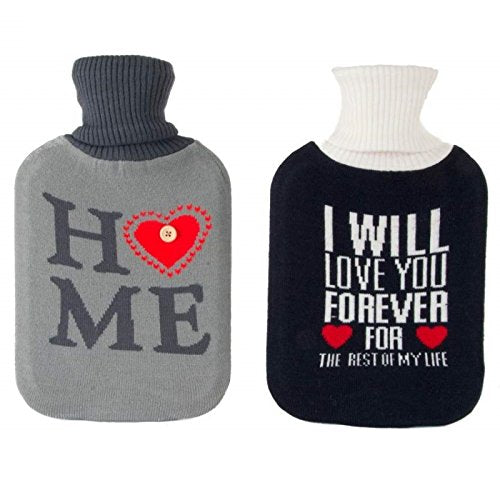 Bolsa Agua Caliente de 2 litros con Funda Love Corazon