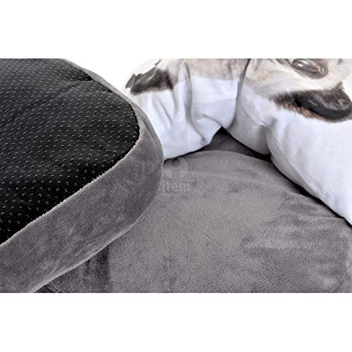 Calientapiés Perros Peluche, Multicolor