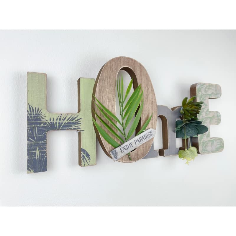 Letras Decoracion Cartel Home Madera MDF 45x20x2,5 cm
