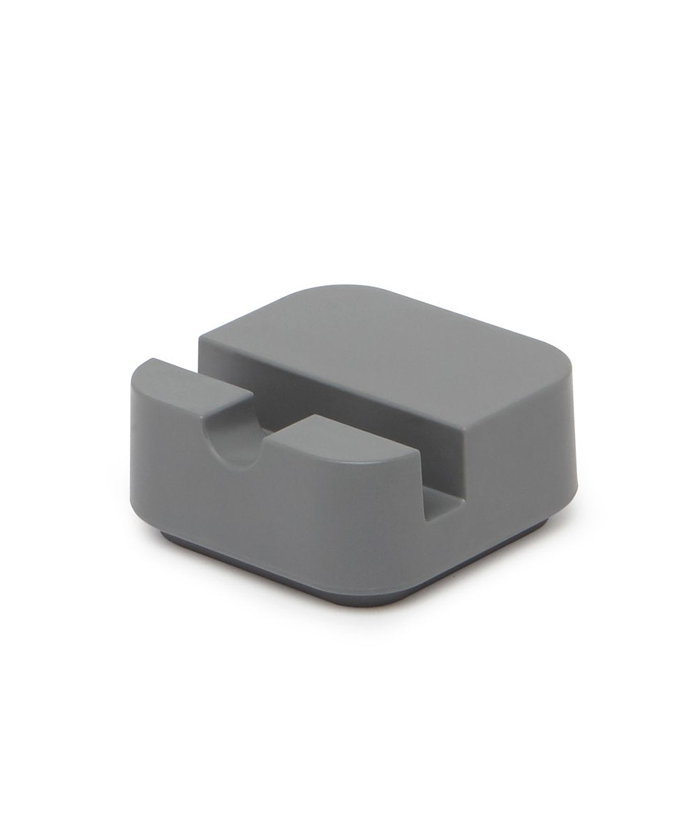 scillae teléfono soporte, soporte para teléfono Soporte para teléfono Soporte, baño de melamina, acabado en gris mate