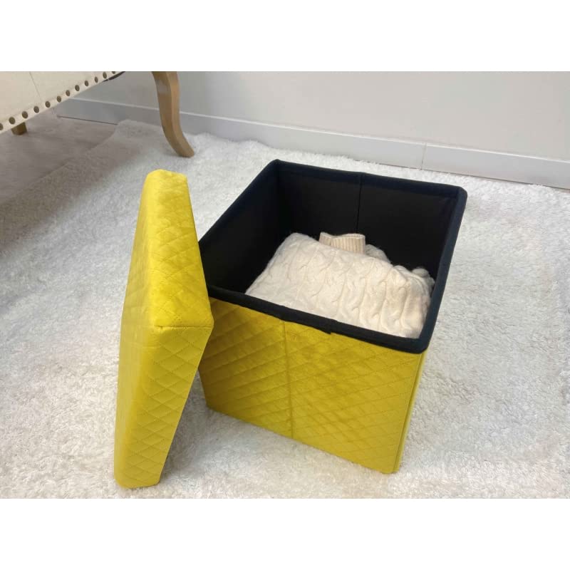 Puff pongotodo almacenaje Plegable Cuadrado
