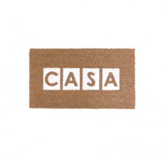 Felpudo Esterilla Fibra Coco Goma Antideslizante Casa 70x40 cm