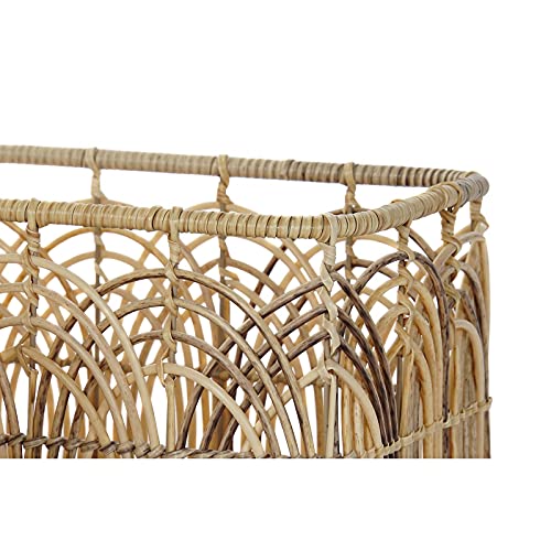 Set 3 Cesta PE Metal Acabado Fibra