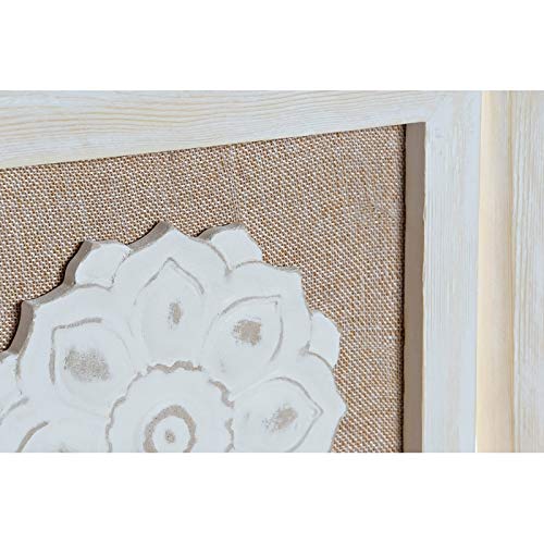 Conjunto Decoracion Pared Madera Floral 30x30 cm