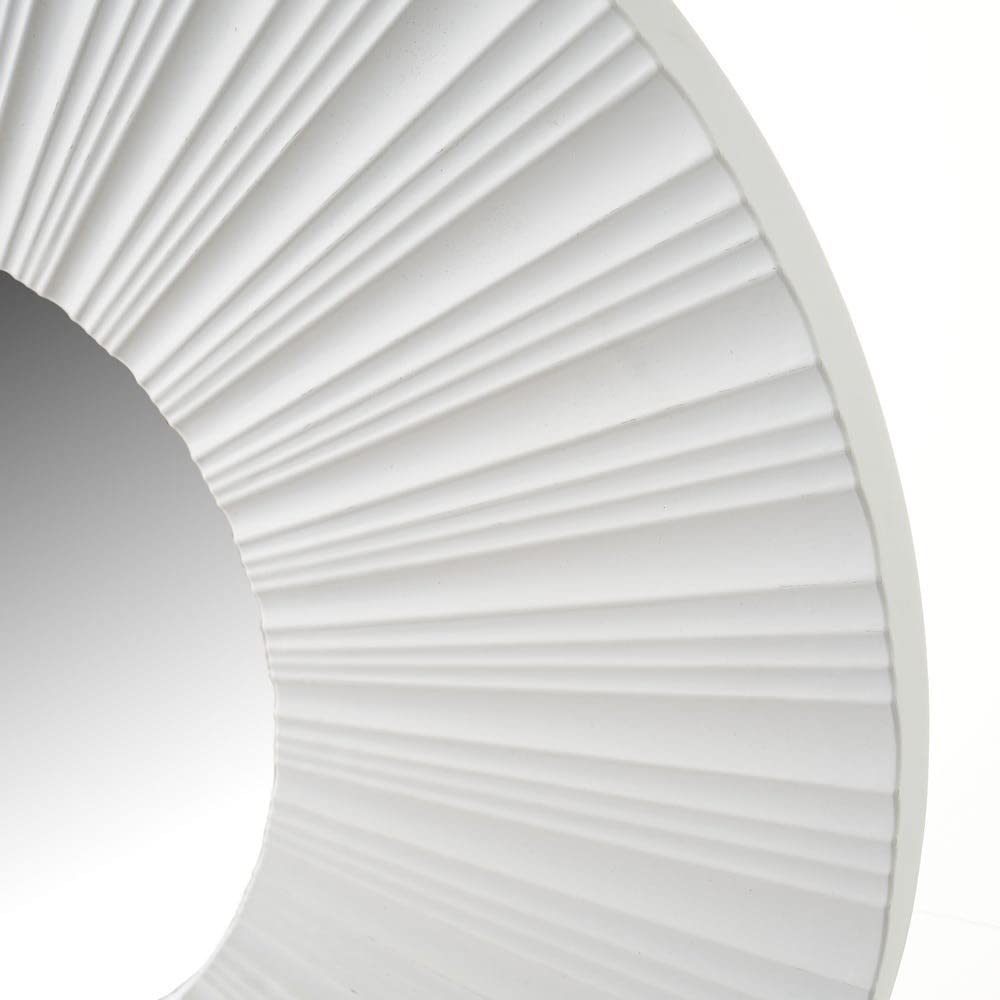 Set de 3 Espejos de Rayas Blancos de Cristal y plástico