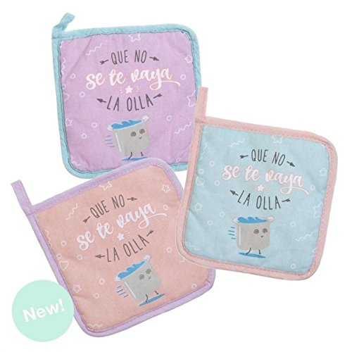 Agarrador Infantil LA Alegria DE LA Huerta - Pack 3 peizas