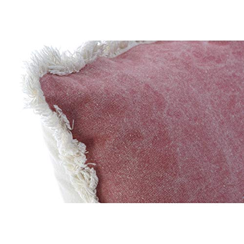 Juego de 3 cojínes Colores de Algodon con Flecos 45x45 cm