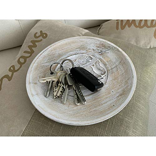 Bandeja vaciabolsillos de Madera Hamsa Mano Fatima