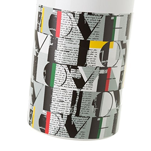 Escobillero de Ceramica Gris Love