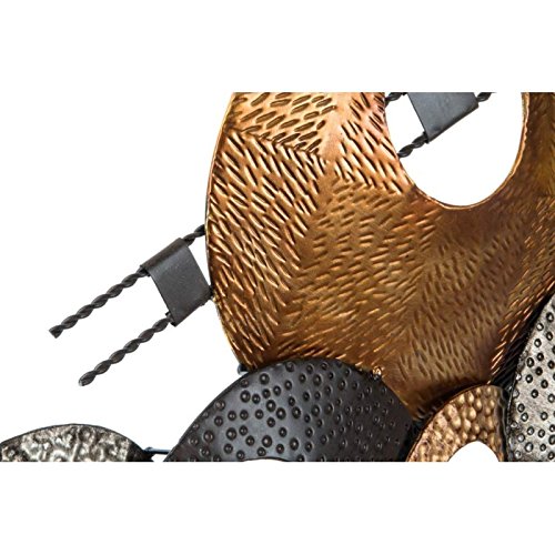 Mural de Pared Metal Abstracto 117x47x6 cm